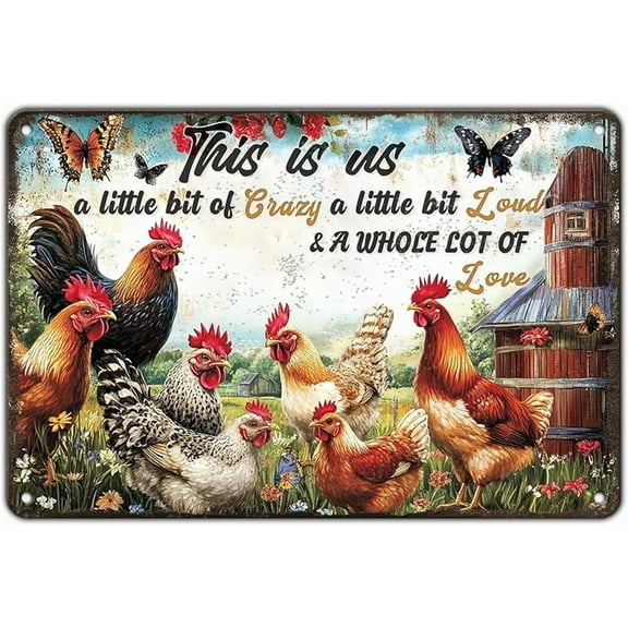 Vintage Farm Fresh Eggs Chicken Coop Metal Sign Funny Fresh Eggs Sale Here Farm Tin Poster Outdoor Farmers Market Wall Decor 12x8 Inch