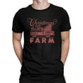 thumbnail image 1 of Vintage Farm Holiday Christmas T-shirt Men's, 1 of 4