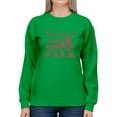 thumbnail image 1 of Vintage Farm Holiday Christmas Women's Sweatshirt, 1 of 4