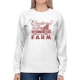 thumbnail image 1 of Vintage Farm Holiday Christmas Women's Sweatshirt, 1 of 4