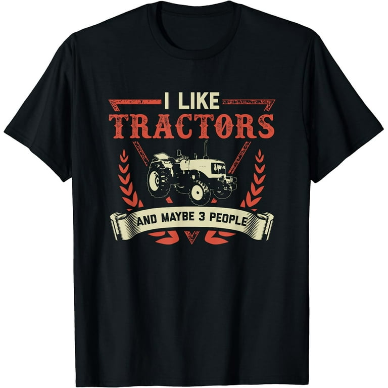 Distressed Farm Tractor Graphic T-Shirt Distressed Farm Tractor Graphic T-Shirt