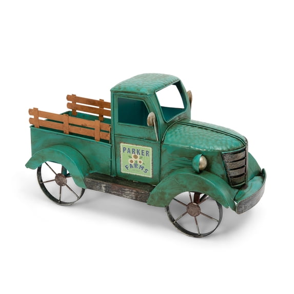Vintage Farmhouse 18.9 Inch Metal Antique Truck