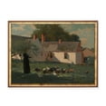 thumbnail image 1 of Vintage Farmhouse Landscape Rustic Animal Poster Mailed Poster Home Decor, 12x18 UNFRAMED, 1 of 3