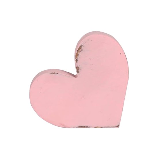 Vintage Farmhouse Valentine's Day Decor ,Heart Wooden Valentine Table Centerpieces Love Heart Wooden Signs for Home Decor