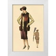 thumbnail image 1 of Vintage Fashion 11x14 White Modern Wood Framed Museum Art Print Titled - Waiting in the Wings, 1 of 4