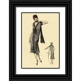 thumbnail image 1 of Vintage Fashion 23x32 Black Ornate Wood Framed with Double Matting Museum Art Print Titled - Come Hither, 1 of 4