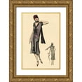 thumbnail image 1 of Vintage Fashion 23x32 Gold Ornate Wood Framed with Double Matting Museum Art Print Titled - Come Hither, 1 of 4