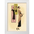 thumbnail image 1 of Vintage Fashion 23x32 White Modern Wood Framed Museum Art Print Titled - Modeles Originaur: Eveningwear, 1 of 4