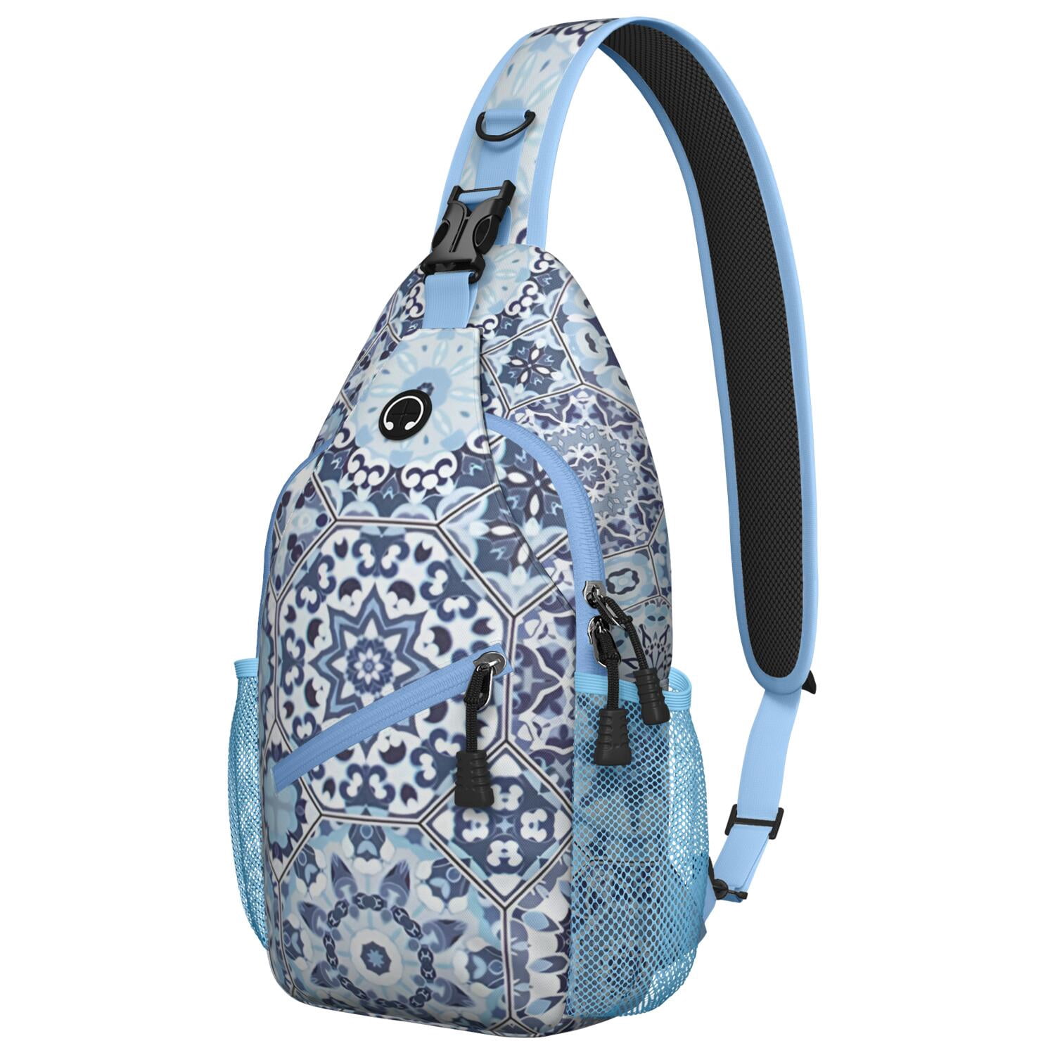 Vintage Fashion Crossbody Sling Bag Geometric Print Shoulder  display picture 2