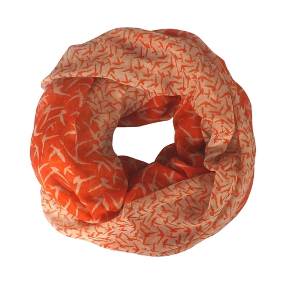 Vintage Fashion Funky Bird Print Infinity Loop Scarves