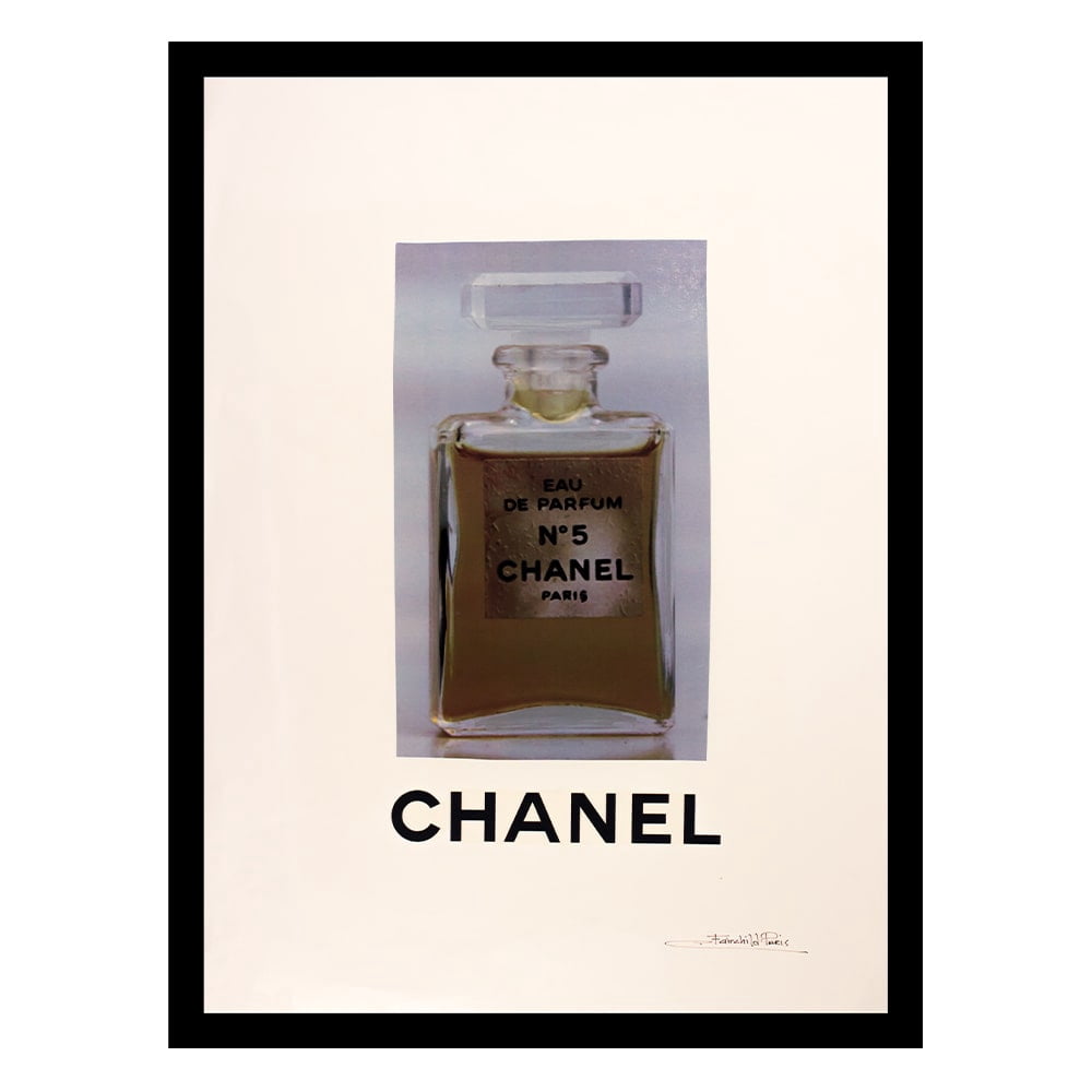 Vintage Fashion Glam Perfume Bottle - Framed Print