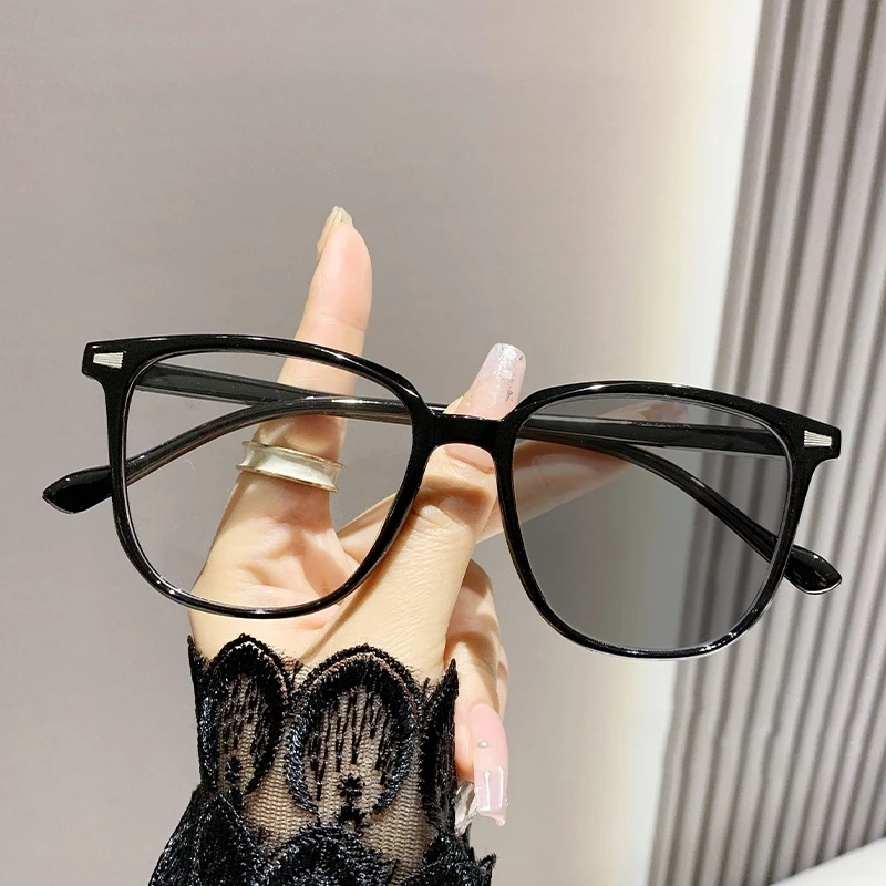 Vintage Fashion Trendy Photochromic Myopia Glasses Women Minus Diopter