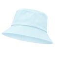 thumbnail image 1 of Vintage Fashion Womens Bucket Hats Summer Sun Protection Beach Hat Wathet, 1 of 7