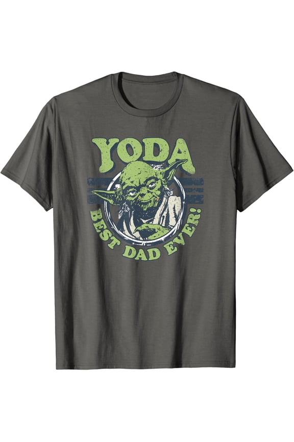Vintage Father's Day Best Dad Ever! Yoda Father T-Shirt S-5XL - Trending Birrthday Tee Gifts Vintage Tee -Birthday Gifts