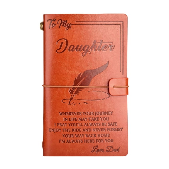 Vintage Faux Leather Notebook With Custom Engraved With Custom Engraved And Secure Closure Strap For Gifting And Daily Journaling Note-Taking Travel Use