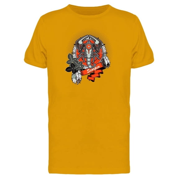 Vintage Feathered Frame Scorpio Tee Men's -Image by Shutterstock