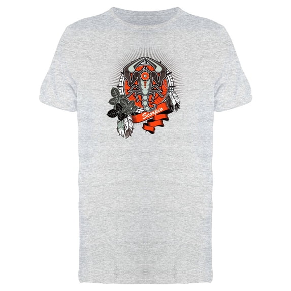 Vintage Feathered Frame Scorpio Tee Men's -Image by Shutterstock