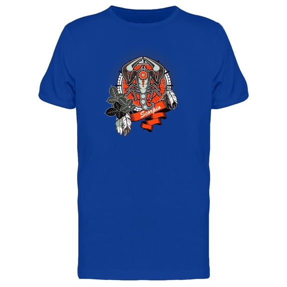 Vintage Feathered Frame Scorpio Tee Men's -Image by Shutterstock