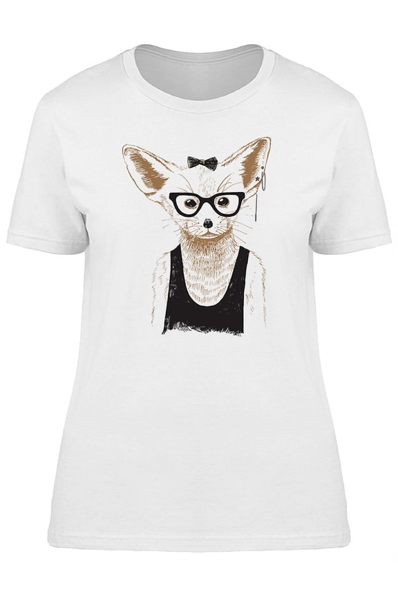 Vintage Fennec T-Shirt Women -Image by Shutterstock, Female Large