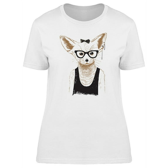 Vintage Fennec T-Shirt Women -Image by Shutterstock, Female Small