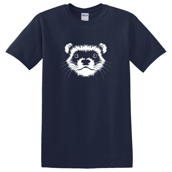 Vintage Ferret Face Graphic Illustration For Mom T-shirt