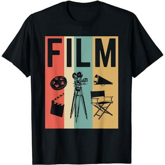 Vintage Film Cinema Shirt, Retro Movie Maker Tee Gift