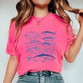 thumbnail image 1 of Vintage Fish - Women's Garment Dyed Graphic T-Shirt, 1 of 16