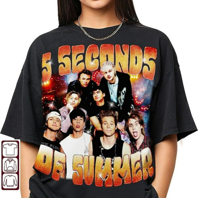 Vintage Five Seconds Of Summer T Shirt 5SOS Tank Top 5SOS Sweatshirt 5SOS Tour Shirt 5SOS 90s Style Shirt 5SOS Shirt 5SOS Tee Walmart