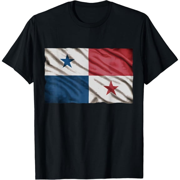 Vintage Flag Of Panama Distressed Proud Panamanian Patriot T-Shirt