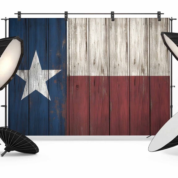 Vintage Flag Photography Backdrop 10x8FT, Retro Wooden Board Idyllic Style Stars Photo Backdrops, Background for Photography Studio Photo Studio Background, Back Drop for Photoshoot