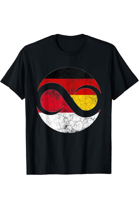 Vintage Flag of Germany and Monaco T-Shirt