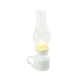 thumbnail image 1 of Vintage Flameless Table Lamp, LED Kerosene Oil Lamp Style with Realistic Flickering Flame, Battery Operated for Bedroom Nightstand, Living Room, and Patio Decor, 1 of 6