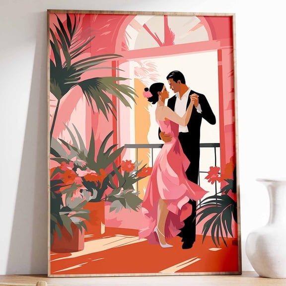 Vintage Flamenco Dancers Poster Latin American Art Home Decor Office Wall Art