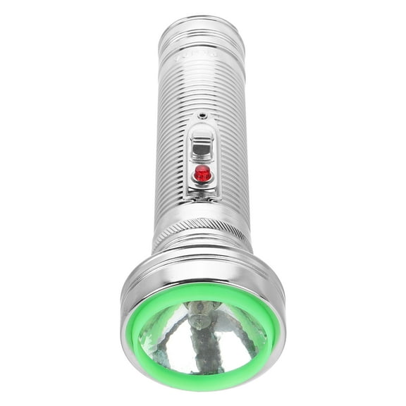 Flashlight Household Objects Prop Decor Vintage Silver