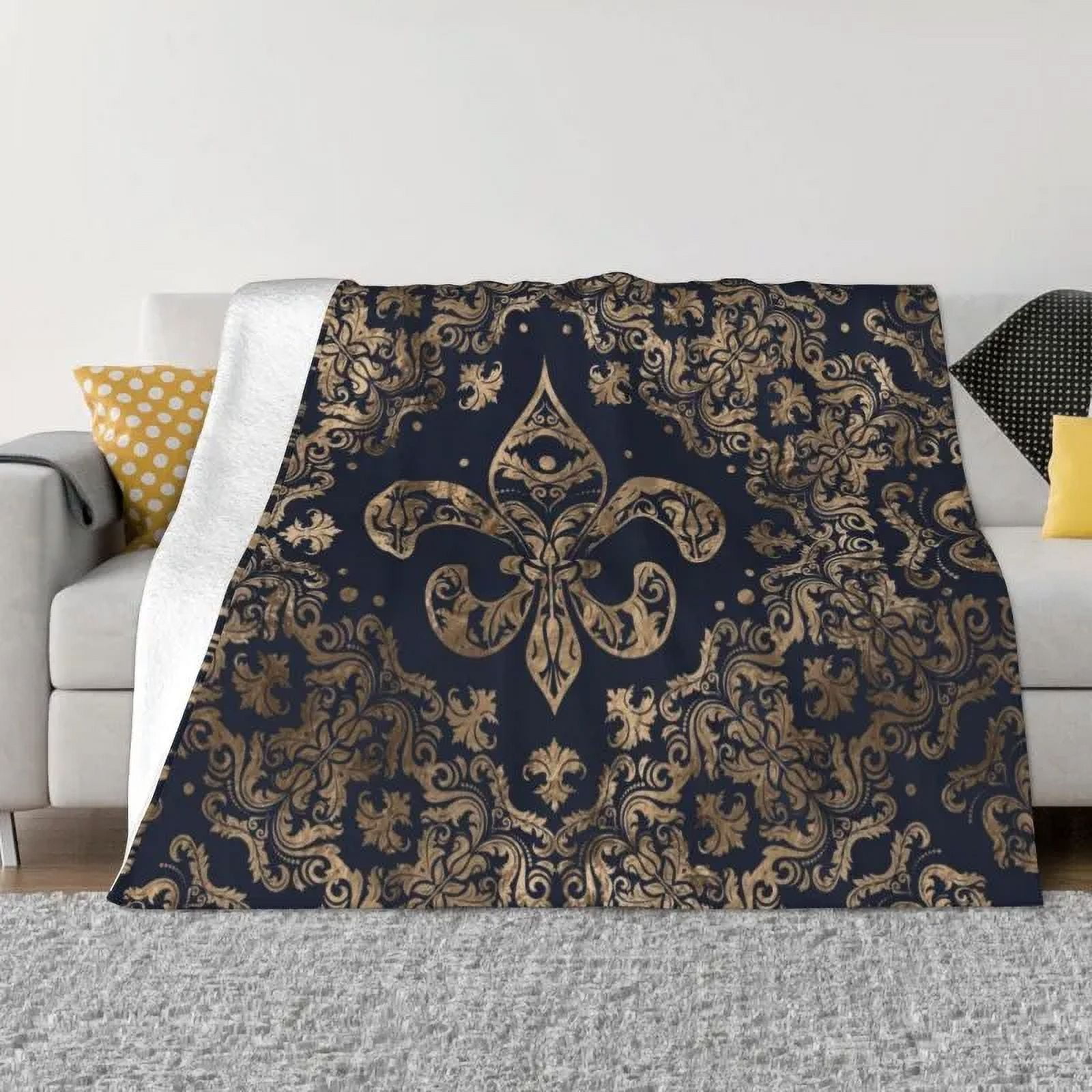 Fleur de lis blanket hotsell