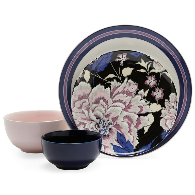 Vintage Floral 16 Piece Dinnerware Set Multi by Drew Barrymore Flower Home