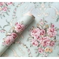 thumbnail image 1 of Vintage Floral Adhesive Paper Shelf Liner Peel Stick Dresser Drawer Sticker Home Deco 17.7inch by 118inch, 1 of 7