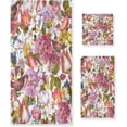 thumbnail image 1 of Vintage Floral Bird Bath Towel Set of 3, Highly Absorbent & Soft Bathroom Towels Set Quick Dry Towels Set for Bathroom Spa Beach (1 Bath Towels, 1 Hand Towel, 1 Washcloth), 1 of 7