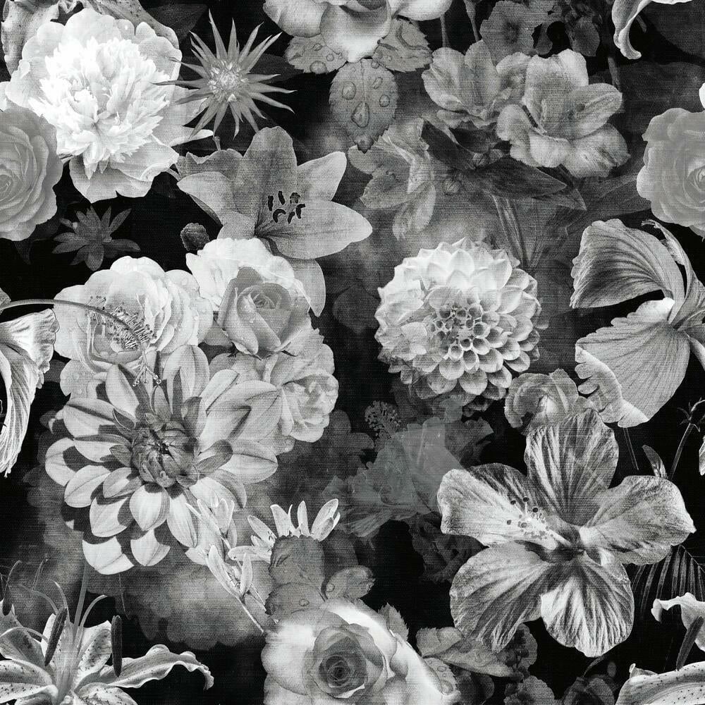 Vintage Floral Blooms Peel and Stick Wallpaper