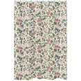 thumbnail image 1 of Vintage Floral Boho Bathroom Fabric Bath Shower Curtain by Sweet Jojo Designs - Blush Pink, Yellow, Green and White Shabby Chic Rose Flower Farmhouse, 1 of 5