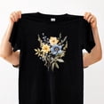 thumbnail image 1 of Vintage Floral Bouquet Elegant Nature Artistic Print Unisex T-Shirt, 1 of 2