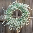 thumbnail image 1 of Vintage Floral Comet Dust Wreath 28", 1 of 1