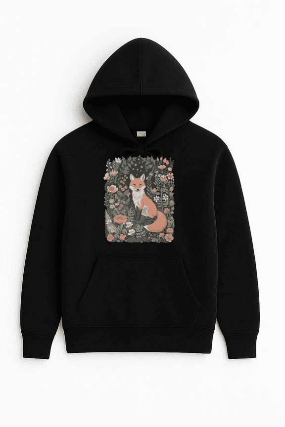 Vintage Floral Cottagecore Inspired Nature Theme Hoodie Shirt, for men & women, up to size 5XL