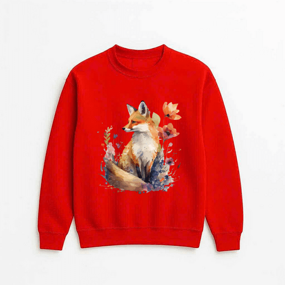 Vintage Floral Cottagecore Inspired Rustic Casual Cozy Outfit Sweatshirt, for men & women, up to size 5XL