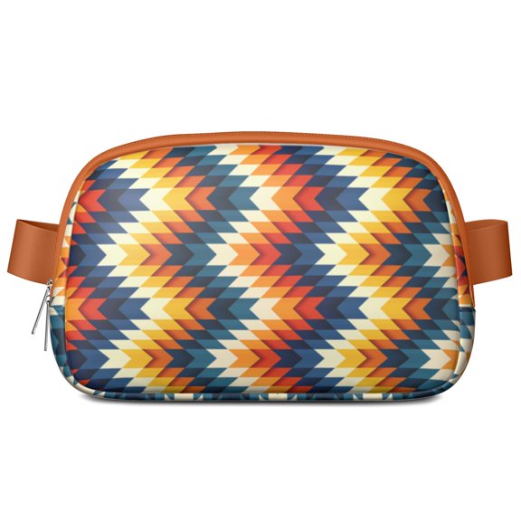 Vintage Floral Fanny Pack – Retro Waist Bag with Artistic Design – Lightweight Travel Belt Bag for Women