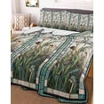 thumbnail image 1 of Vintage Floral Full Size Down Alternative Comforter,Lightweight Comforter Quilt Bedding Set with Pillow Shams Retro Abstract Art Summer Flowers Watercolor Bed Comforter Duvet Insert 78"x90", 1 of 7