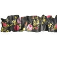 thumbnail image 1 of Vintage Floral Large Roses Print Cotton Curtain Sleeve Topper Window Treatment, 1 of 6