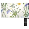 thumbnail image 1 of Vintage Floral Meadow A Spring Flowers Beach Towel 31" x 71", Quick Dry Bath Towel Super Absorbent Lightweight Travel Towel for Beach Yoga Swim Sport Camping Holiday, 1 of 7