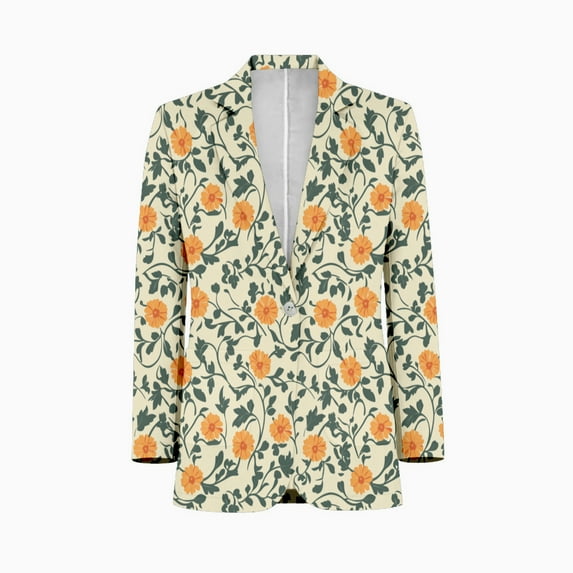 Vintage Floral Pattern Beautiful Yellow Customized Men's Suits full man Shawl Collar Gentleman Suits for Wedding Business