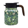 thumbnail image 1 of Vintage Floral Pattern Tea Pots Stainless Steel Thermal Carafe with Built In Infuser and Lid for Hot Drinks Durable Heat Retaining, 1 of 3